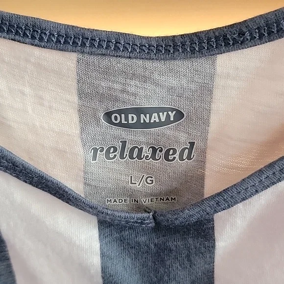 Old Navy Patriotic Tank women's red white blue NWOT size L - Picture 2 of 9